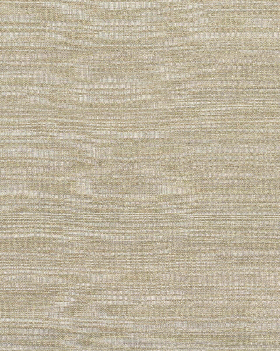 York Designer Sisals Grasscloth Wallpaper Sample - Silver