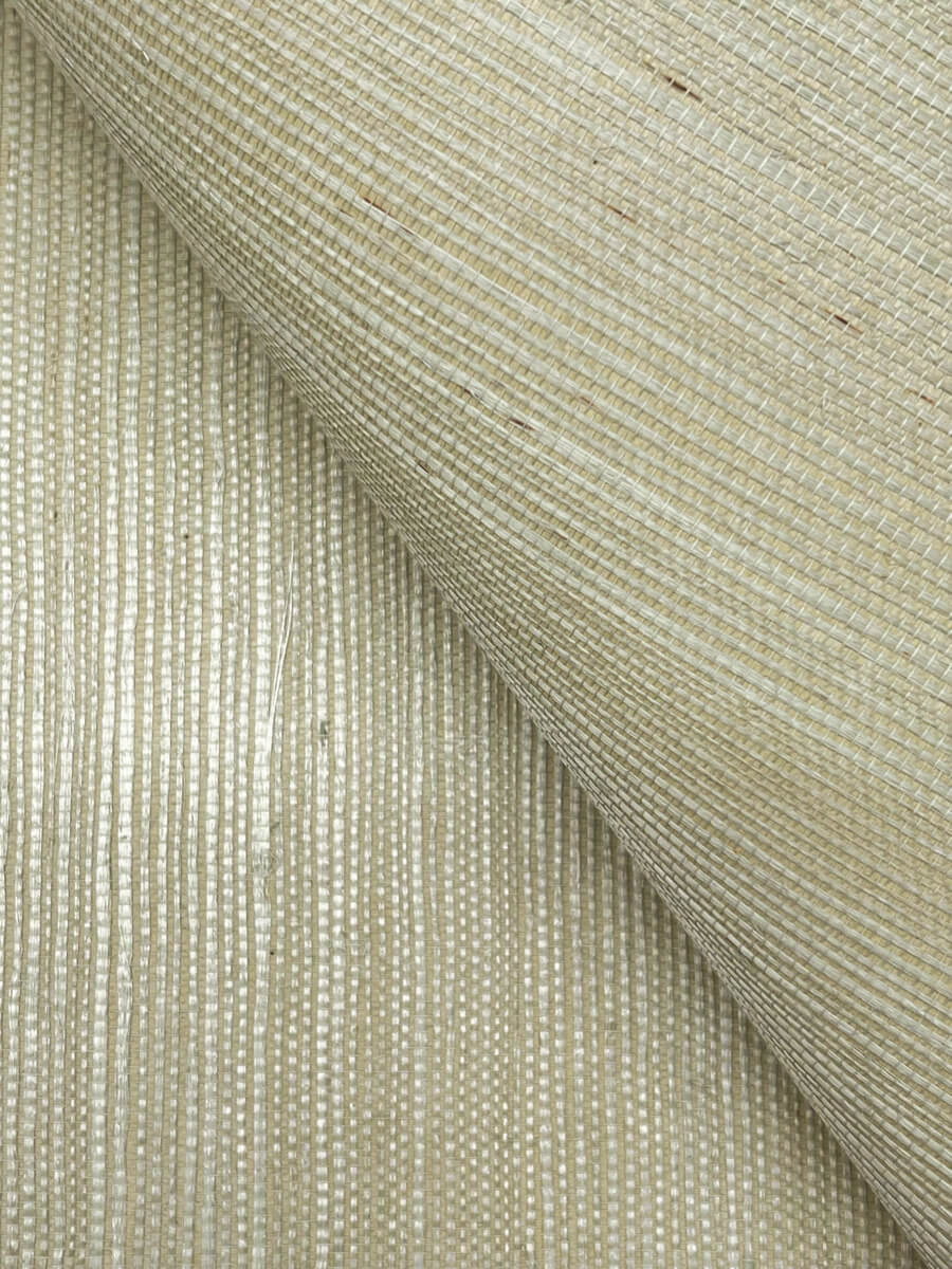York Designer Sisals Grasscloth Wallpaper - Celery