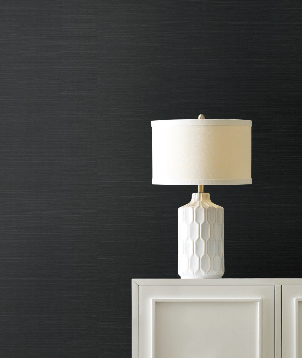 York Designer Sisals Grasscloth Wallpaper - Hunter
