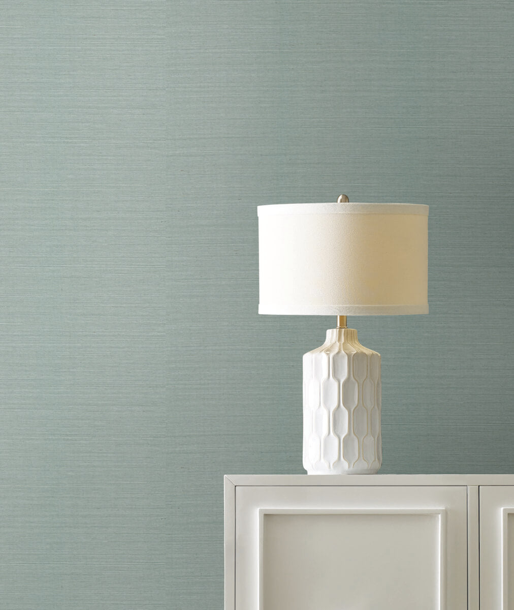 York Designer Sisals Grasscloth Wallpaper - Thistle