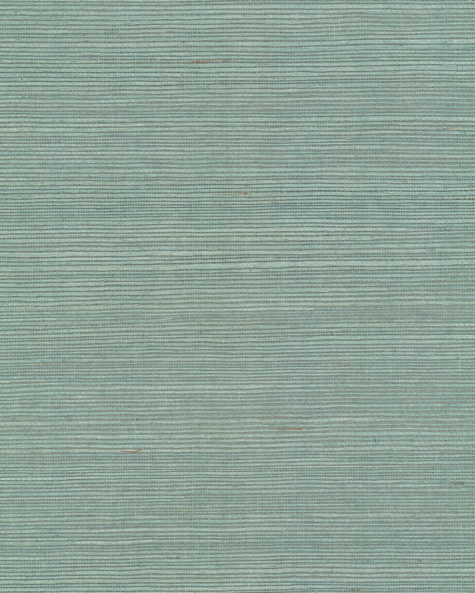 York Designer Sisals Grasscloth Wallpaper Sample - Spruce