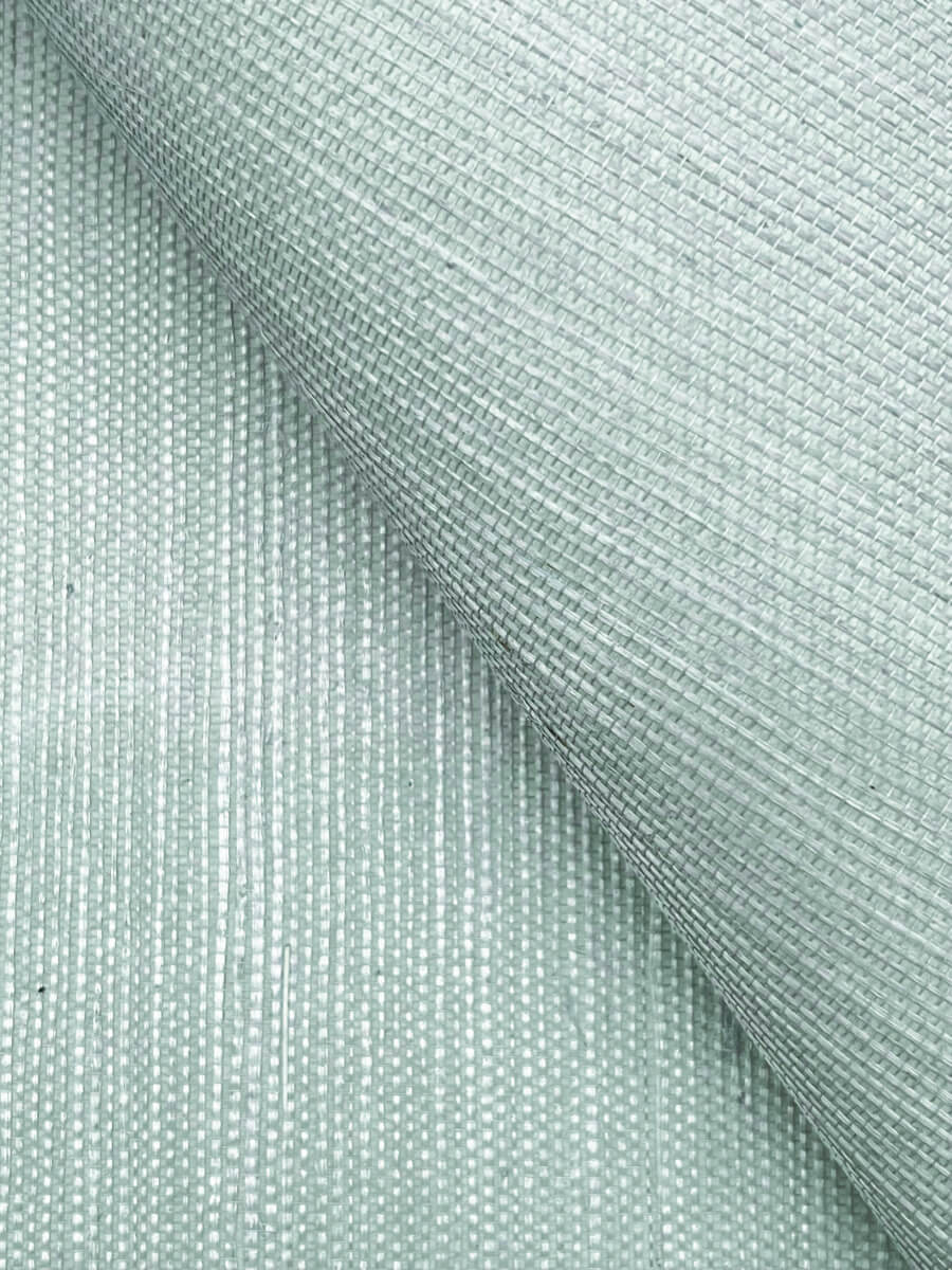 York Designer Sisals Grasscloth Wallpaper - Celadon