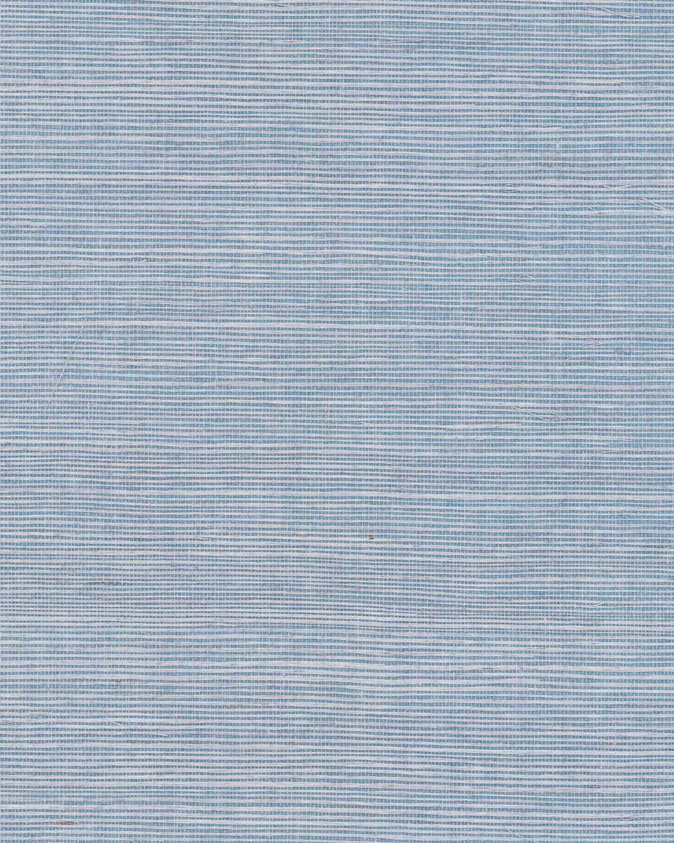 York Designer Sisals Grasscloth Wallpaper Sample - Cornflower