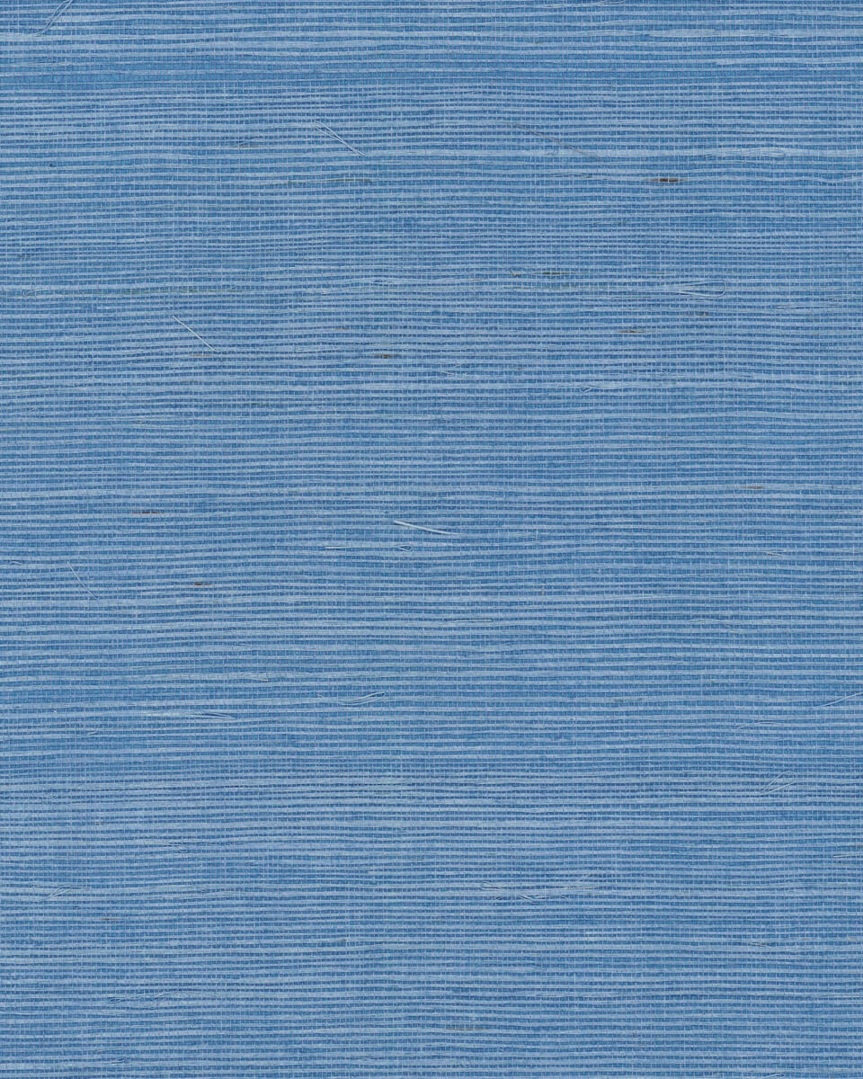 York Designer Sisals Grasscloth Wallpaper - Azure