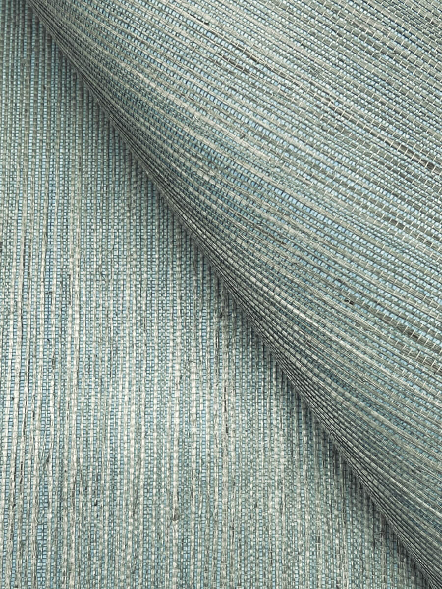 York Designer Sisals Grasscloth Wallpaper Sample - Mineral