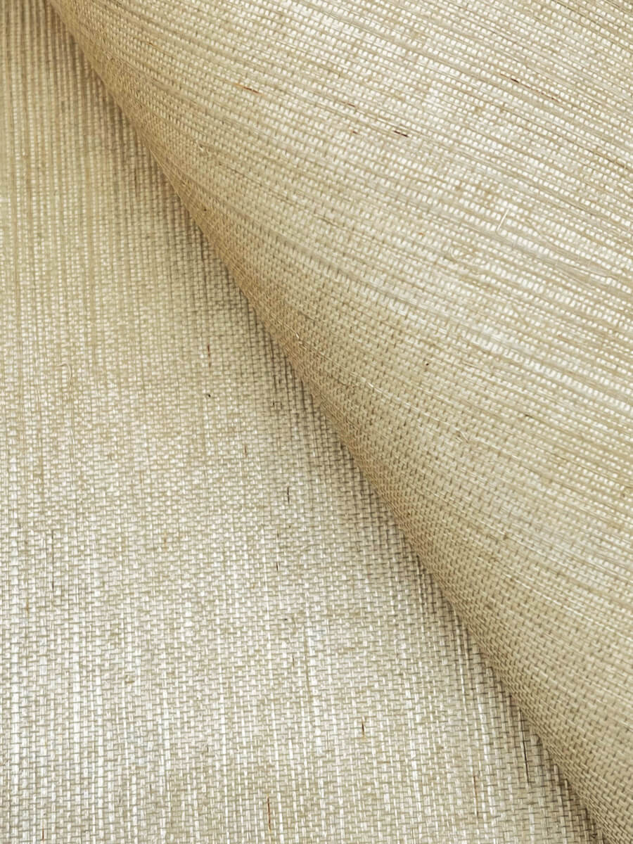 York Designer Sisals Grasscloth Wallpaper Sample - Hay