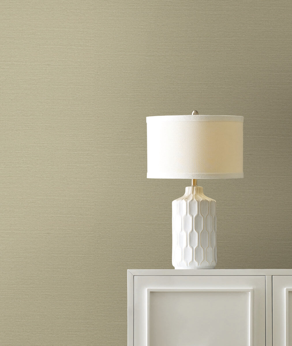 York Designer Sisals Grasscloth Wallpaper Sample - Hay