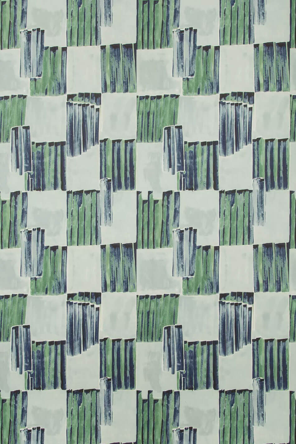Lee Jofa Kelly Wearstler Lyre Paper Wallpaper - Pool