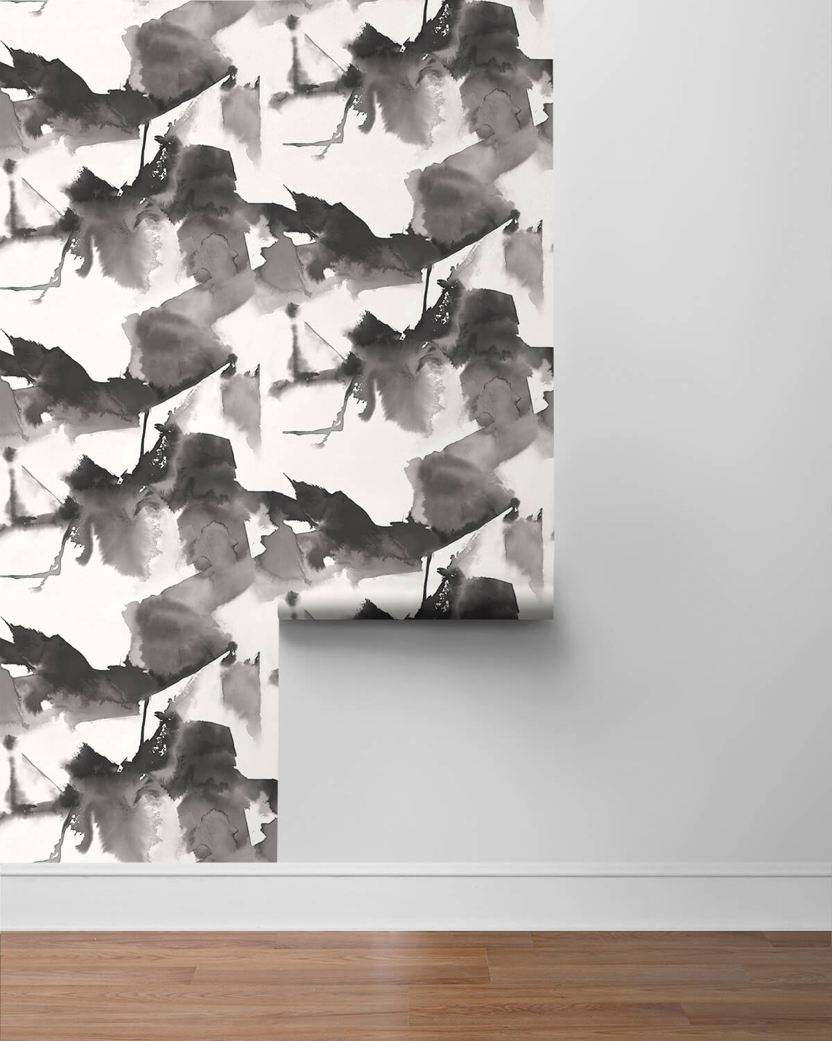 Harry & Grace Watercolor Block Peel & Stick Wallpaper - Inkwell