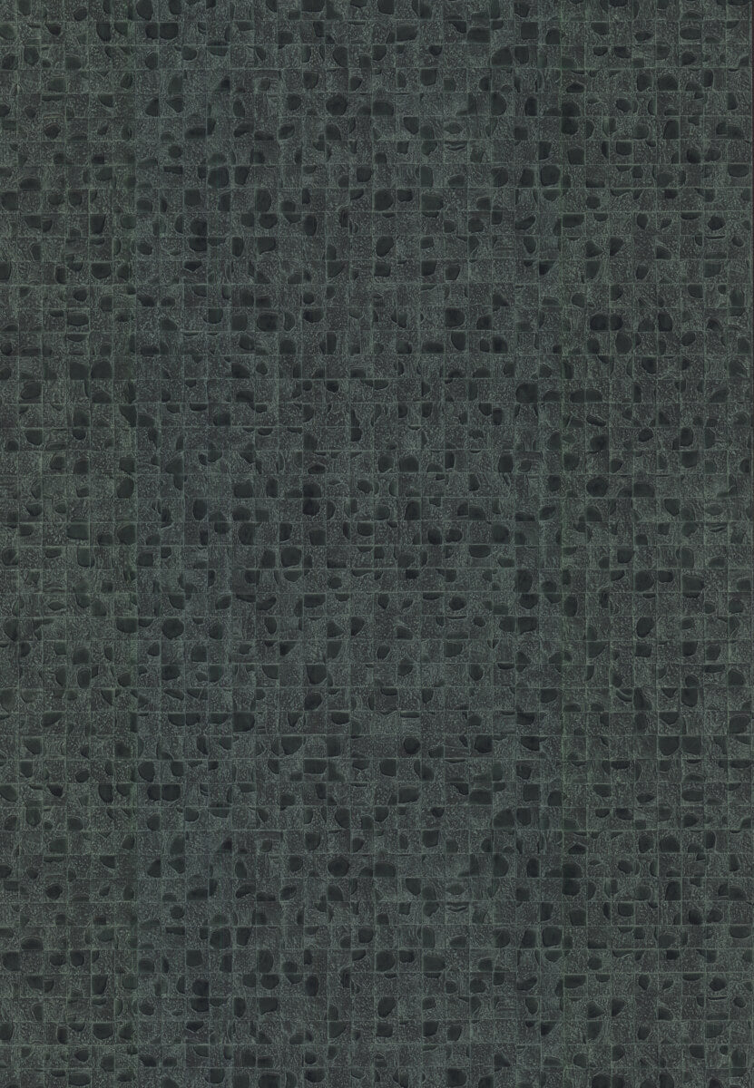 Ronald Redding Traveler Leather Lux Wallpaper - Dark Green