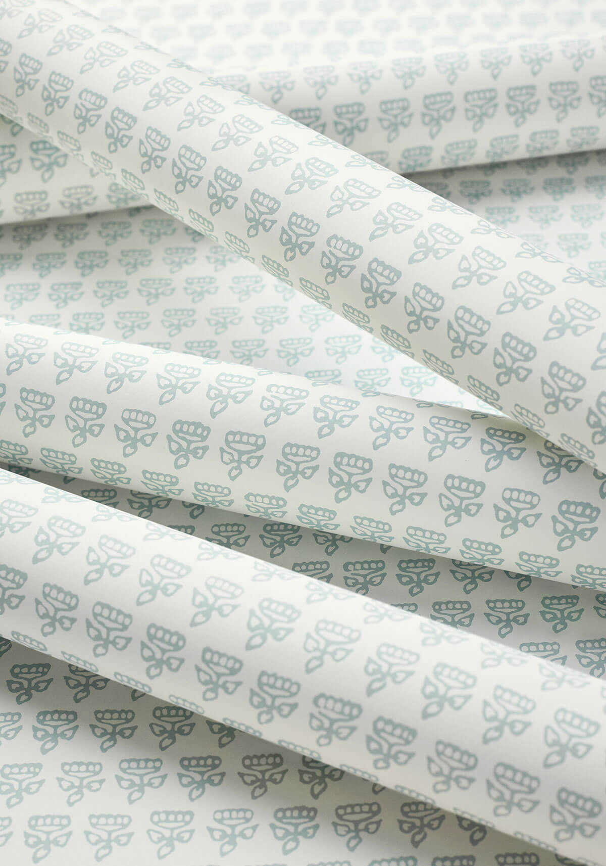 Thibaut Indienne Mimi Wallpaper - Robins Egg
