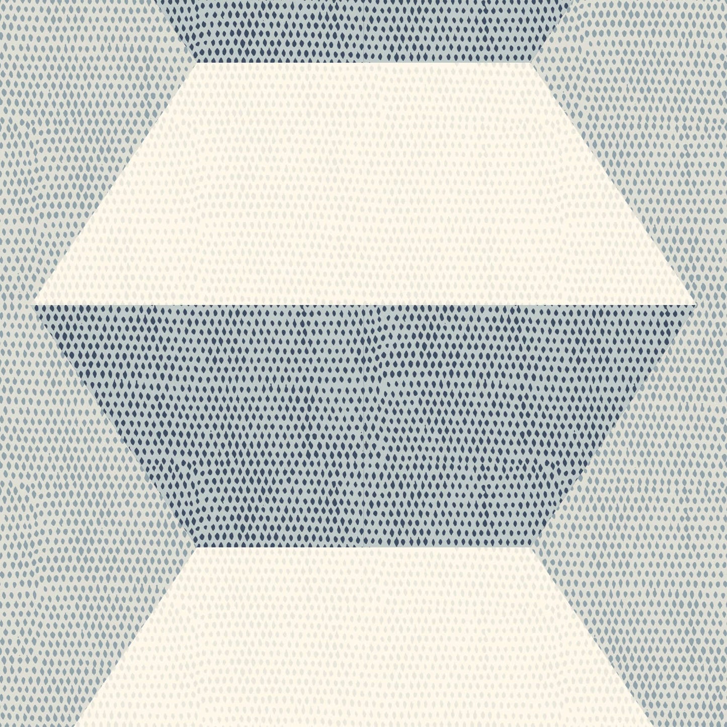 Mitchell Black Infinity Blocks Wallpaper Sample - Lacquered Blues