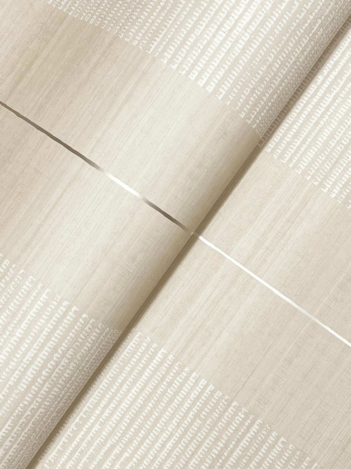 Antonina Vella Layered Luxe Colbert Stripe Wallpaper - Taupe