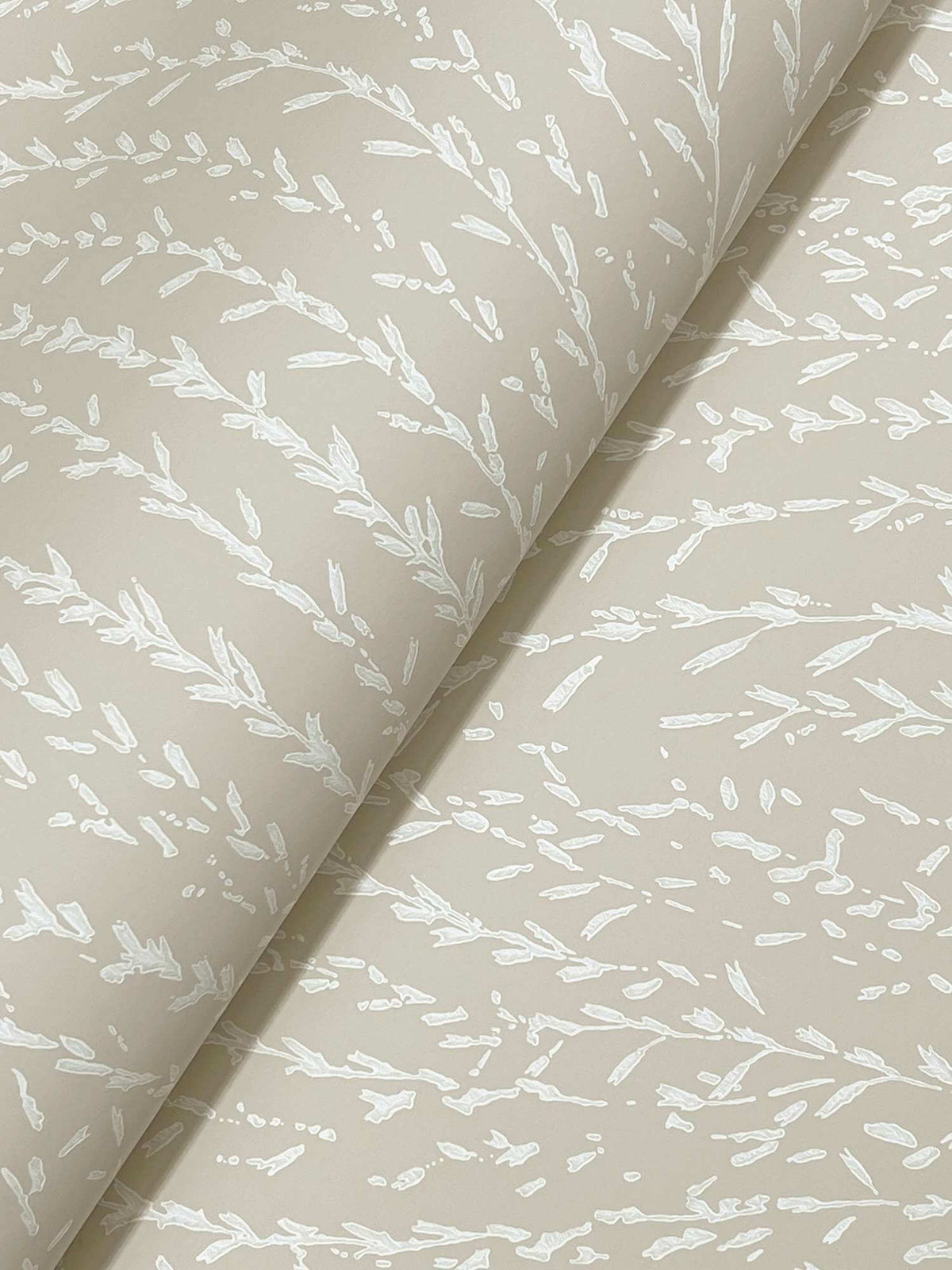 Antonina Vella Layered Luxe Willow Song Wallpaper - Taupe