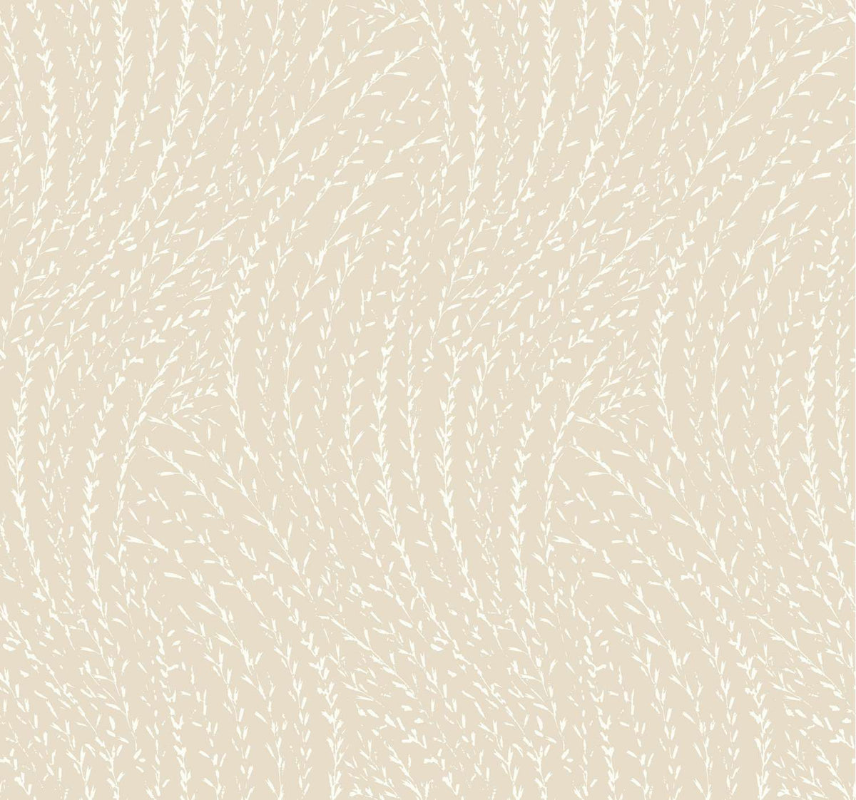 Antonina Vella Layered Luxe Willow Song Wallpaper Sample - Wheat