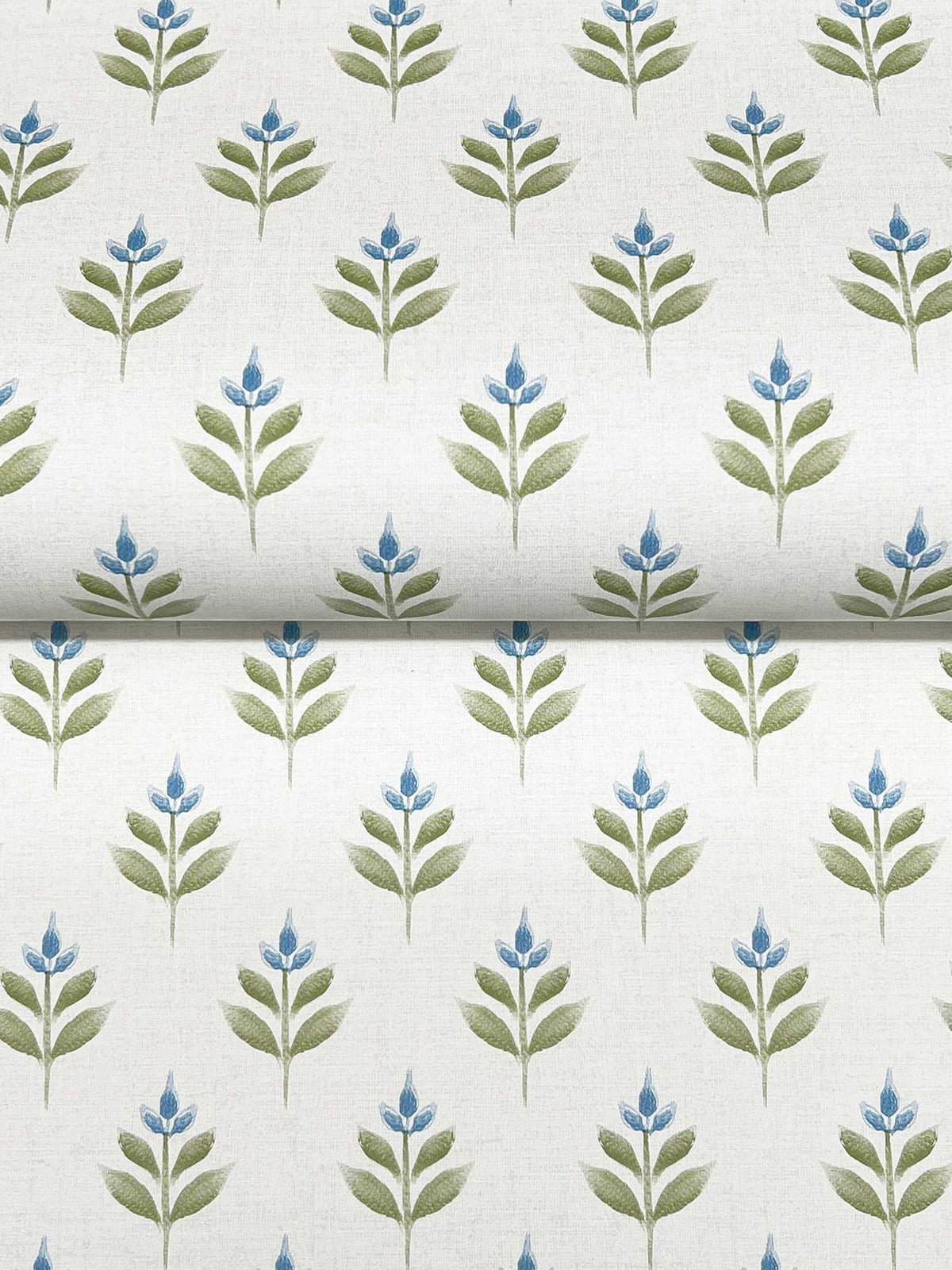 Antonina Vella Layered Luxe Serene Villa Wallpaper - Moss