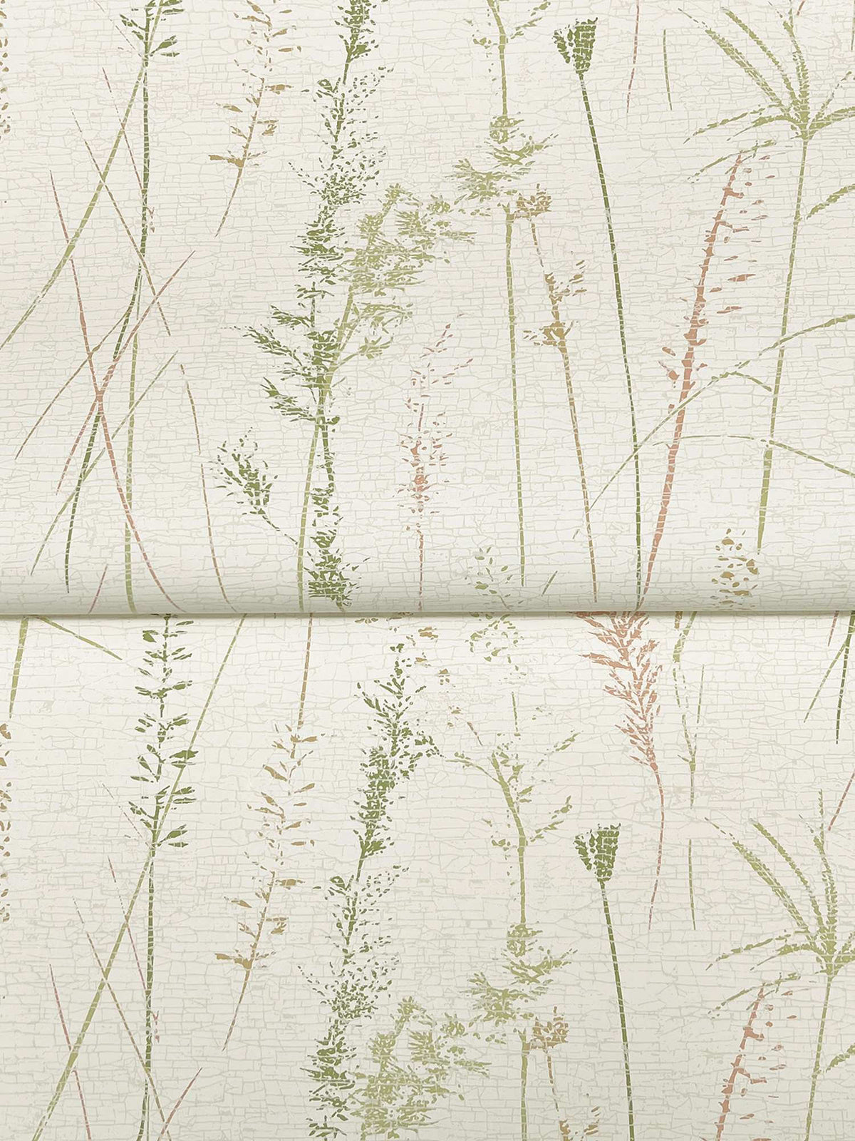 Antonina Vella Layered Luxe Meadow Splendor Wallpaper - Salmon