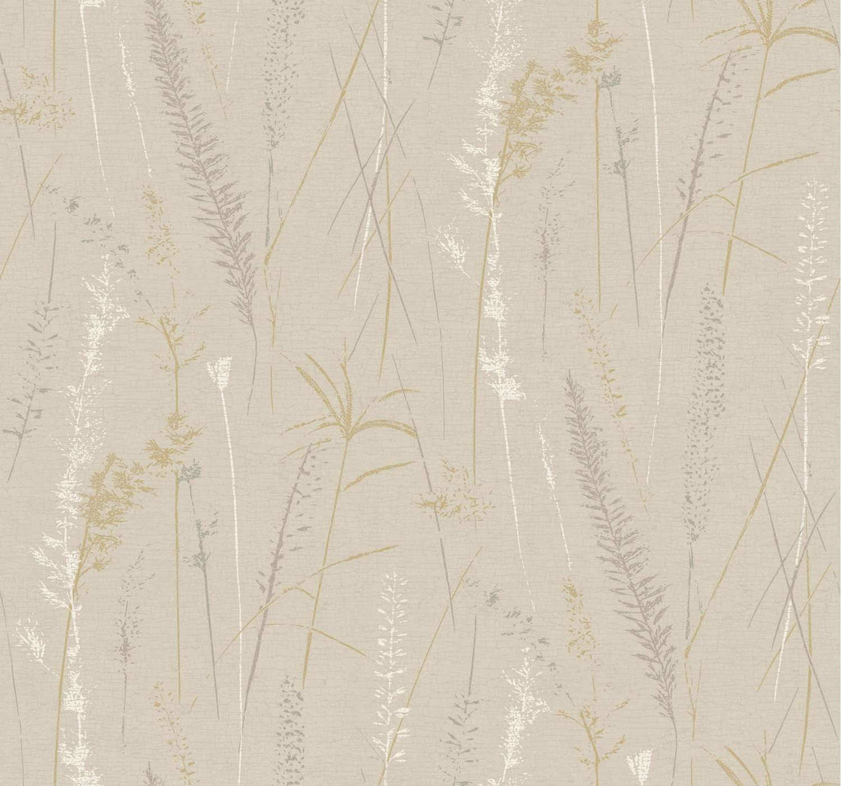 Antonina Vella Layered Luxe Meadow Splendor Wallpaper - Neutral