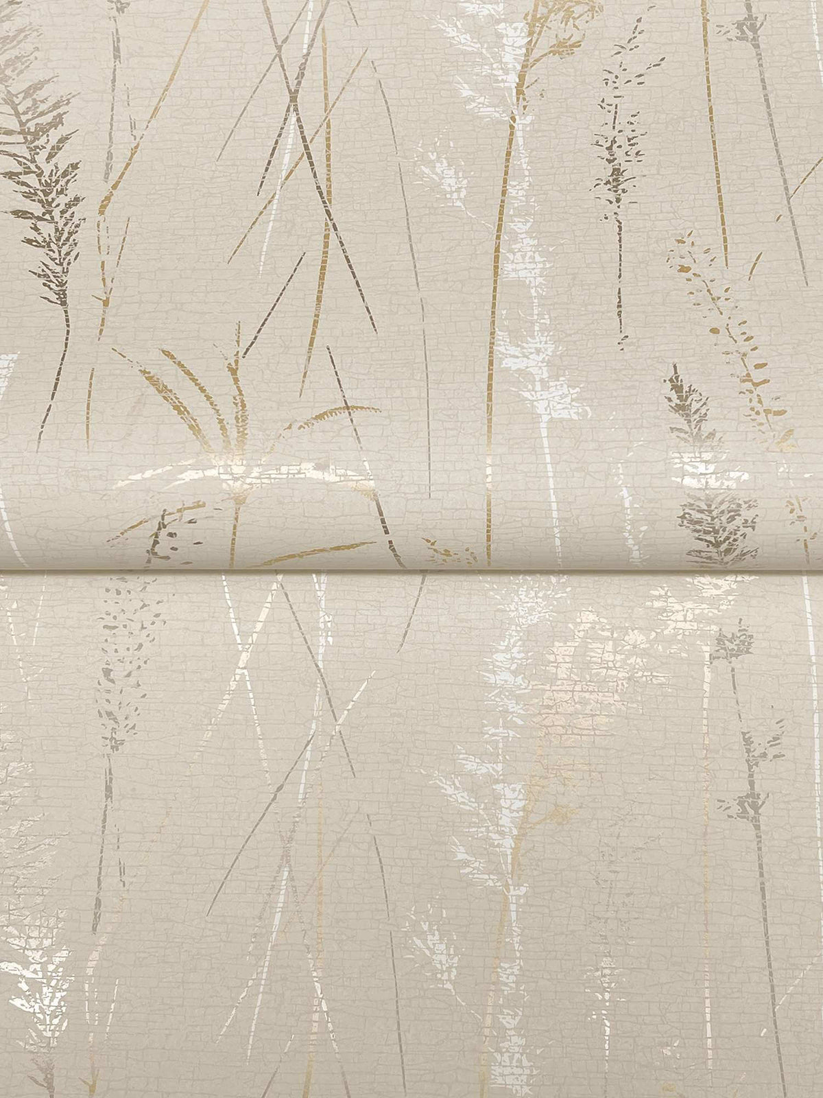 Antonina Vella Layered Luxe Meadow Splendor Wallpaper - Neutral