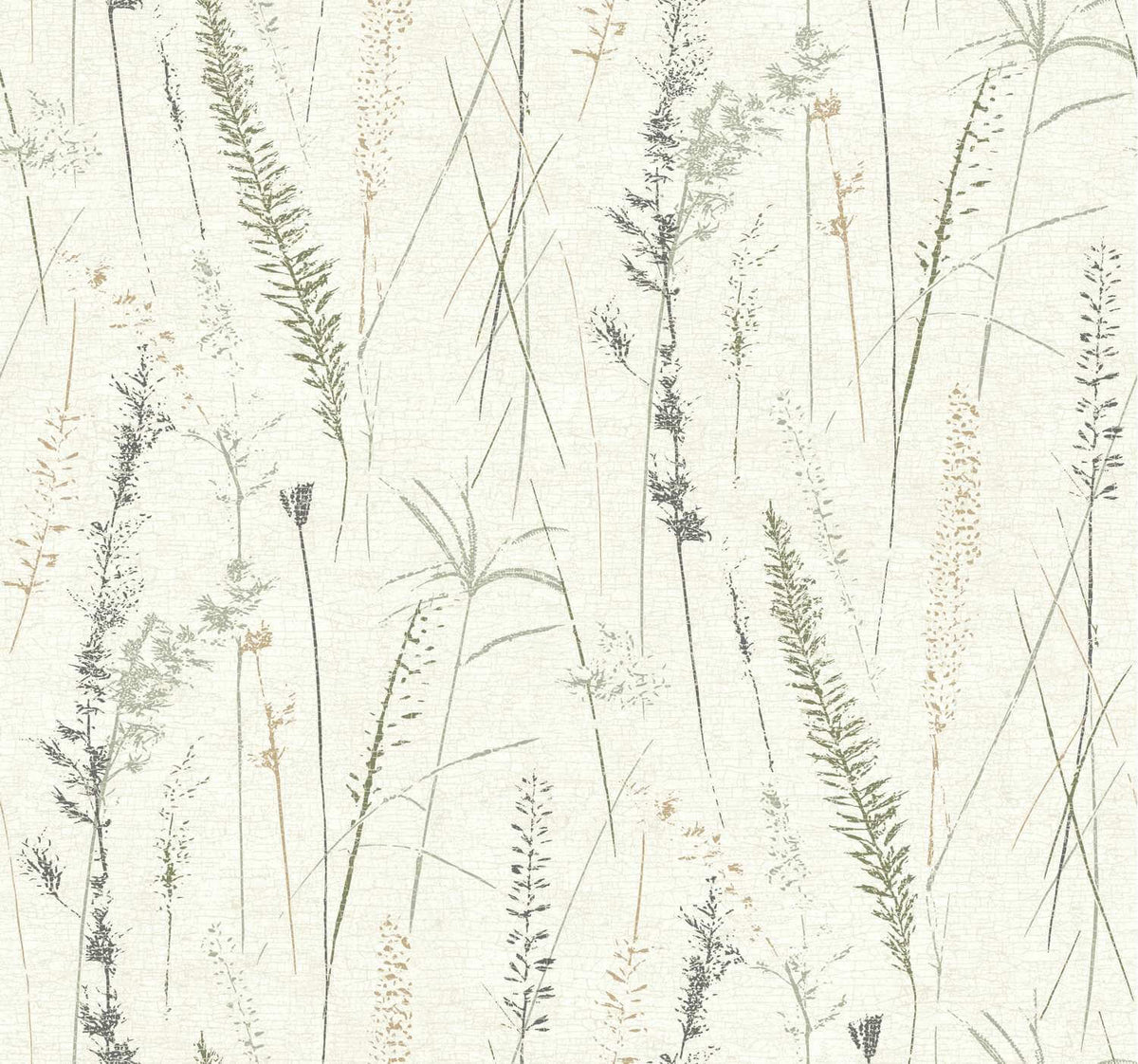 Antonina Vella Layered Luxe Meadow Splendor Wallpaper - Charcoal