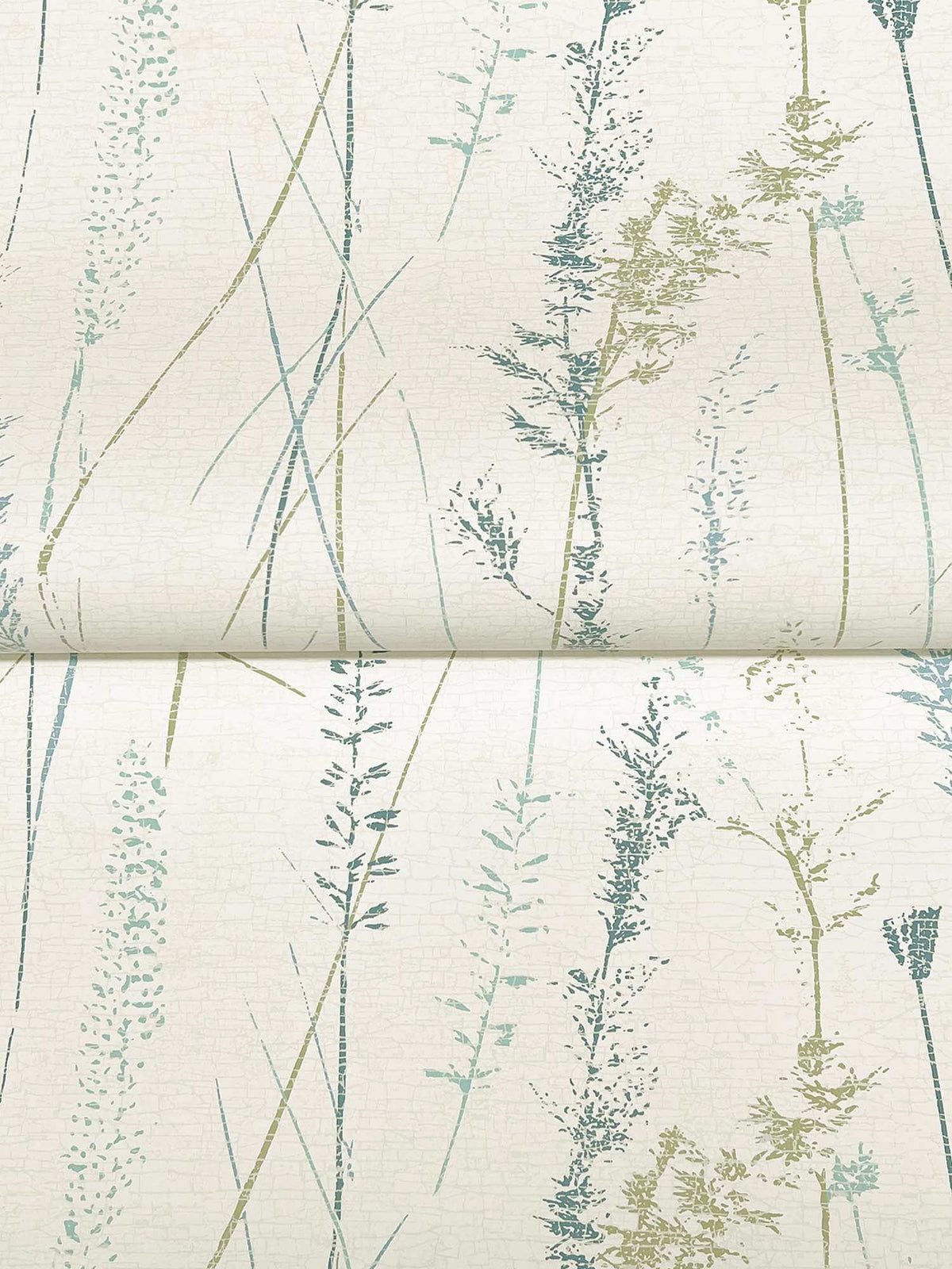 Antonina Vella Layered Luxe Meadow Splendor Wallpaper - Blue