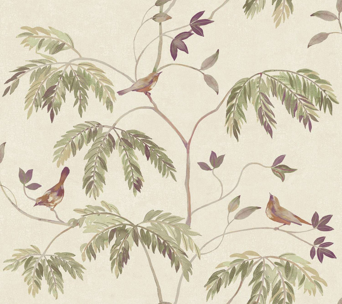 Antonina Vella Layered Luxe Cillian Wallpaper Sample - Plum