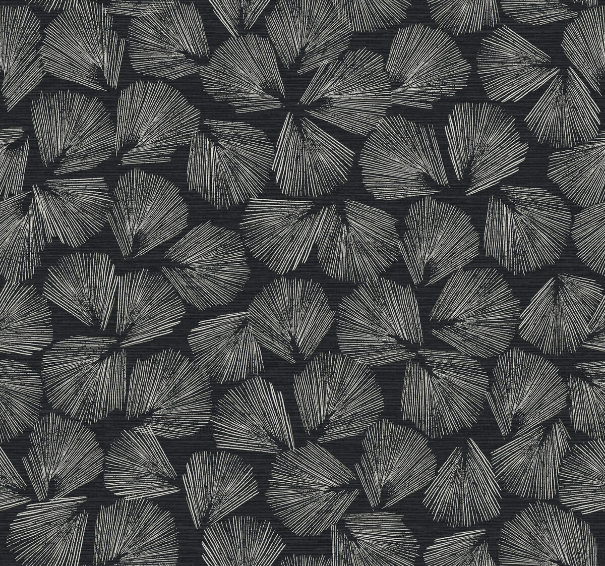 Lemieux et Cie Signature Elora Leaf Wallpaper - Black