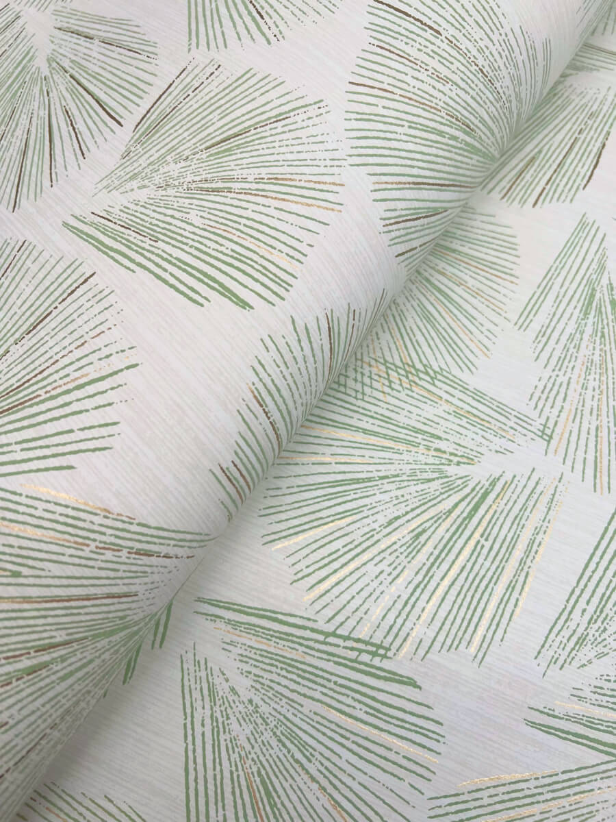 Lemieux et Cie Signature Elora Leaf Wallpaper - Green