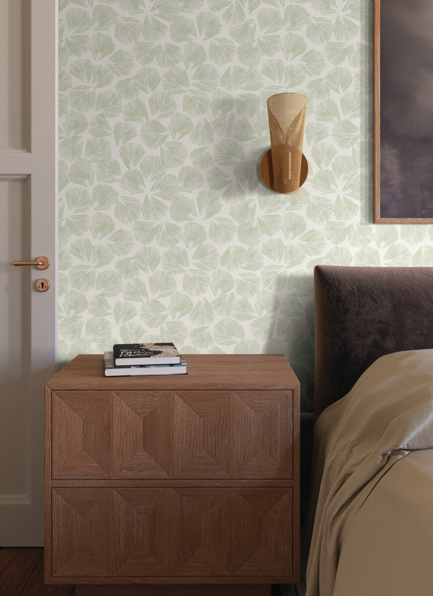 Lemieux et Cie Signature Elora Leaf Wallpaper - Green