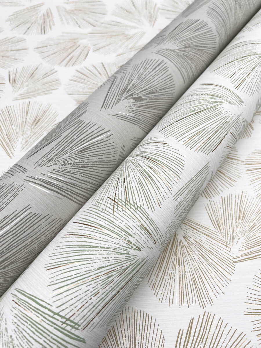 Lemieux et Cie Signature Elora Leaf Wallpaper - Green