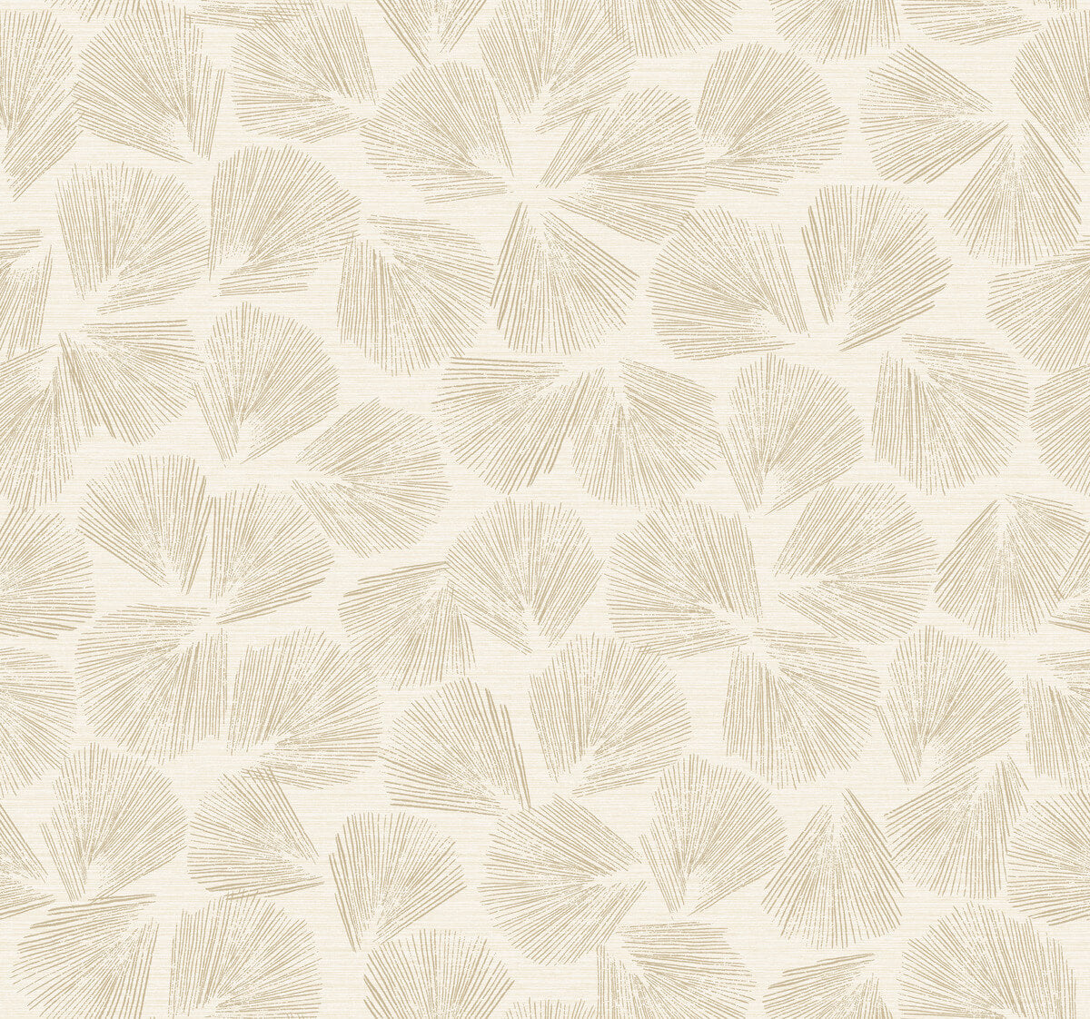 Lemieux et Cie Signature Elora Leaf Wallpaper Sample - Gold