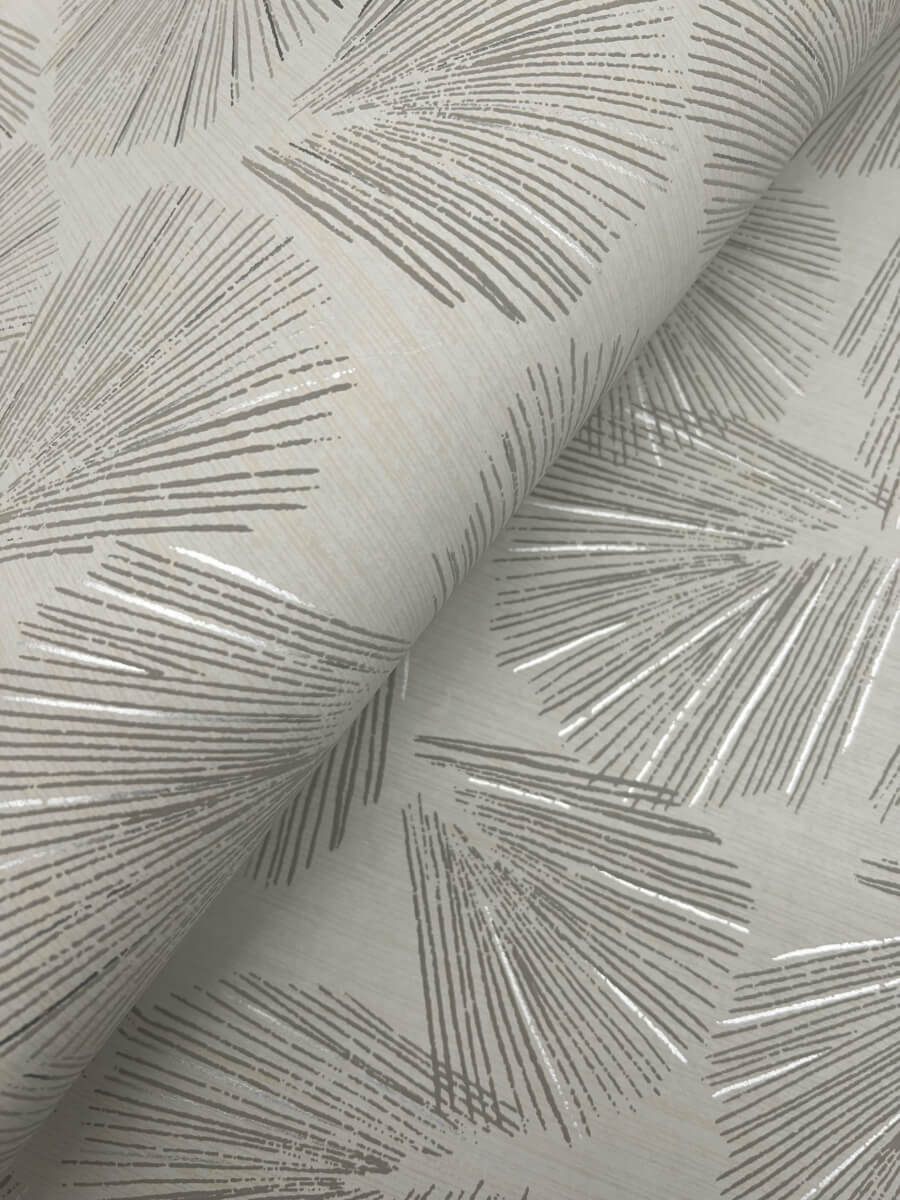 Lemieux et Cie Signature Elora Leaf Wallpaper - Taupe