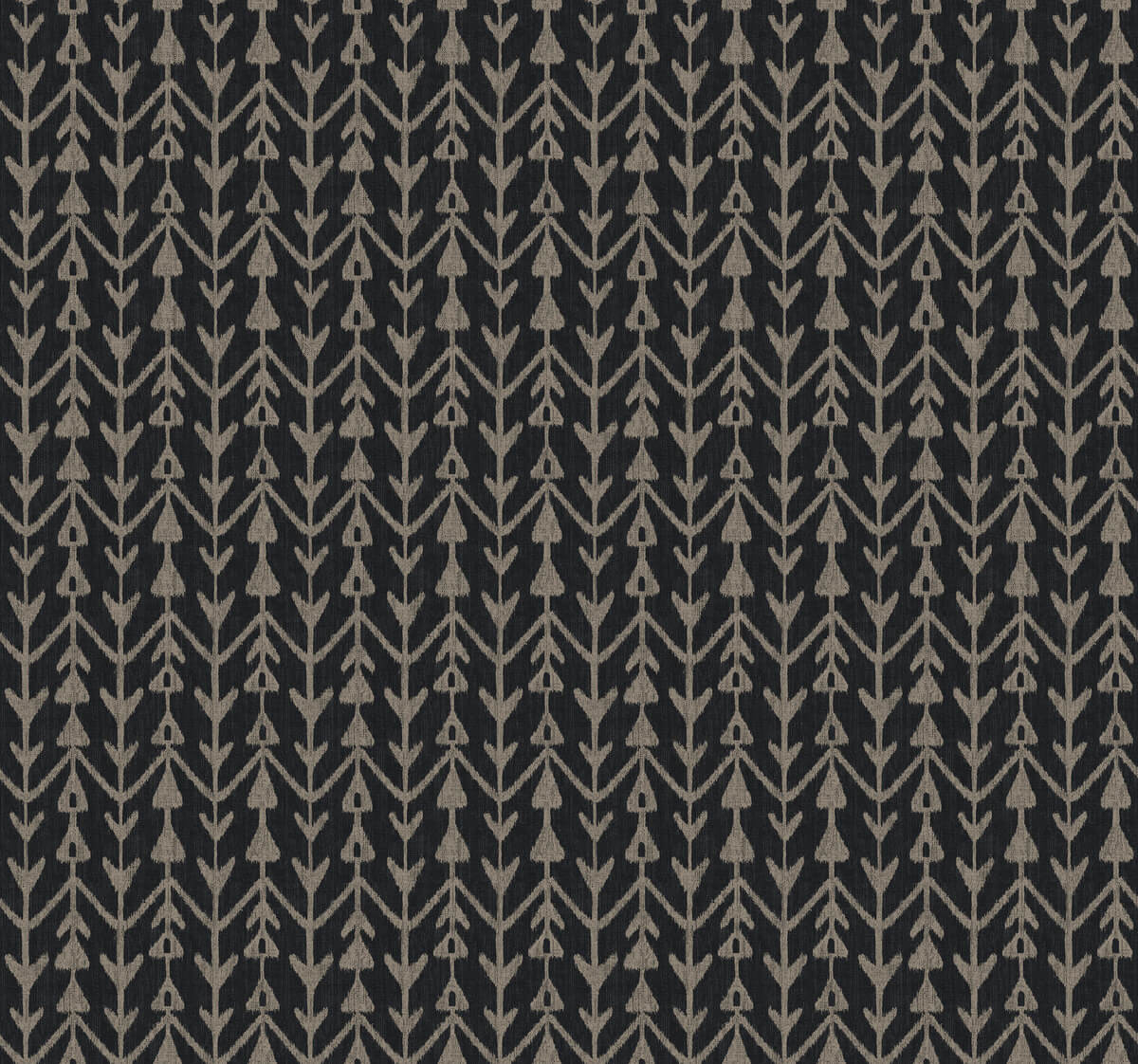 Lemieux et Cie Signature Martigue Stripe Wallpaper Sample - Black
