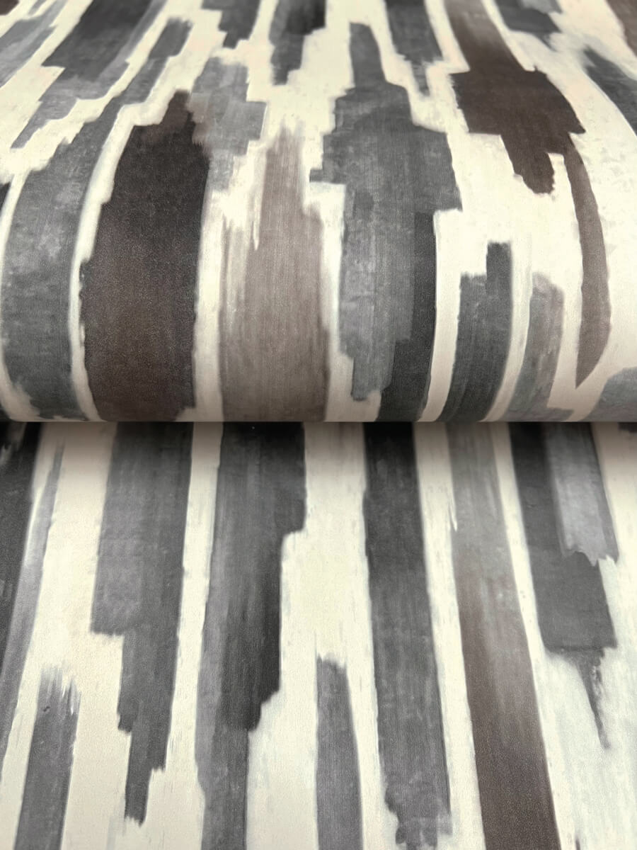Lemieux et Cie Signature Pluie Wallpaper Sample - Charcoal