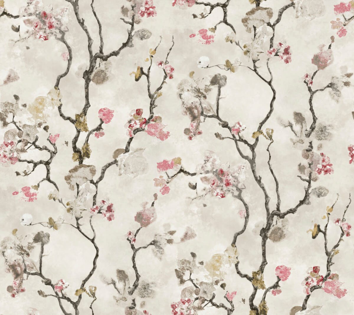 Lemieux et Cie Signature Avril Chinoiserie Wallpaper - Rose