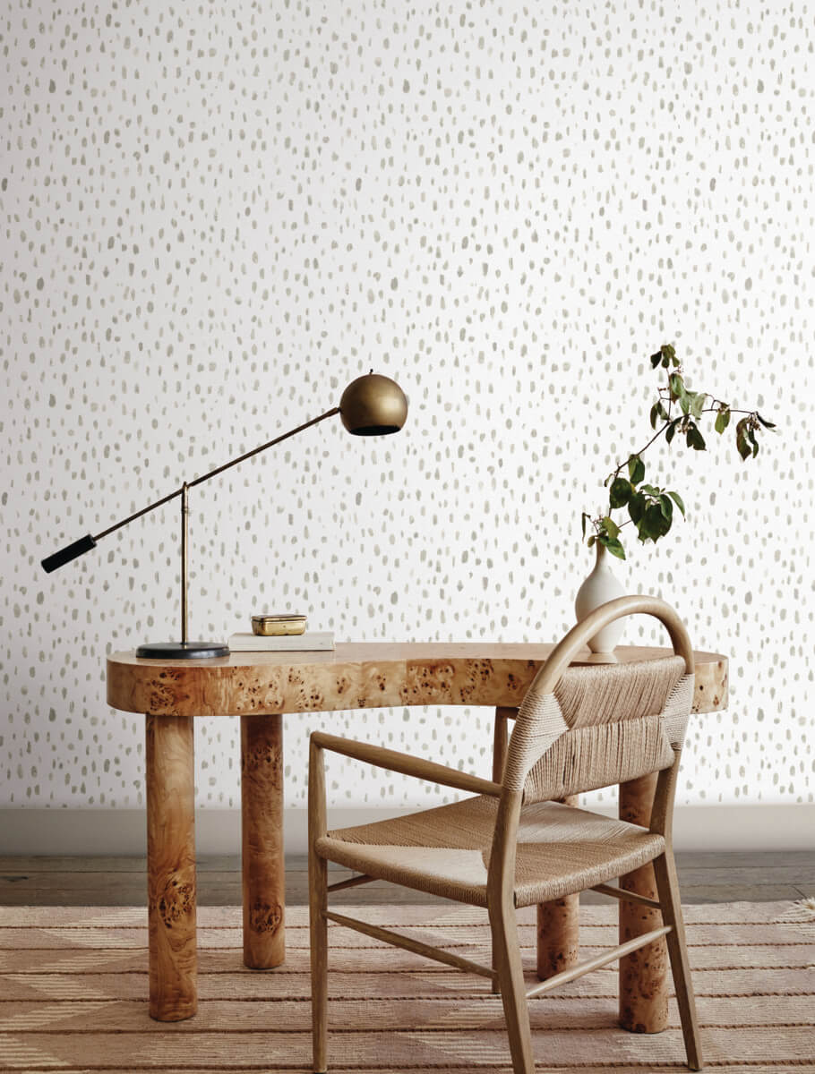 Lemieux et Cie Signature Tachette Wallpaper - Taupe