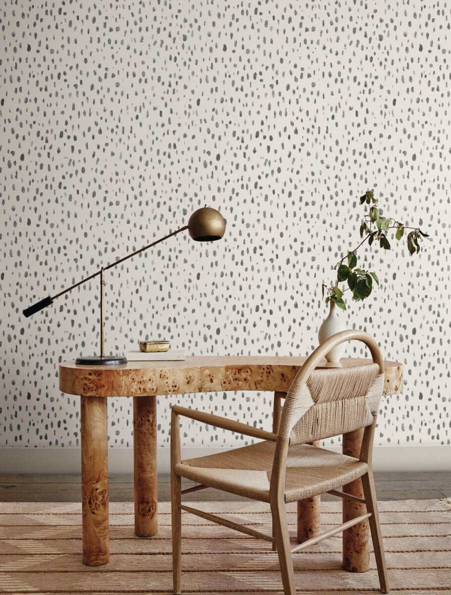 Lemieux et Cie Signature Tachette Wallpaper Sample - Charcoal