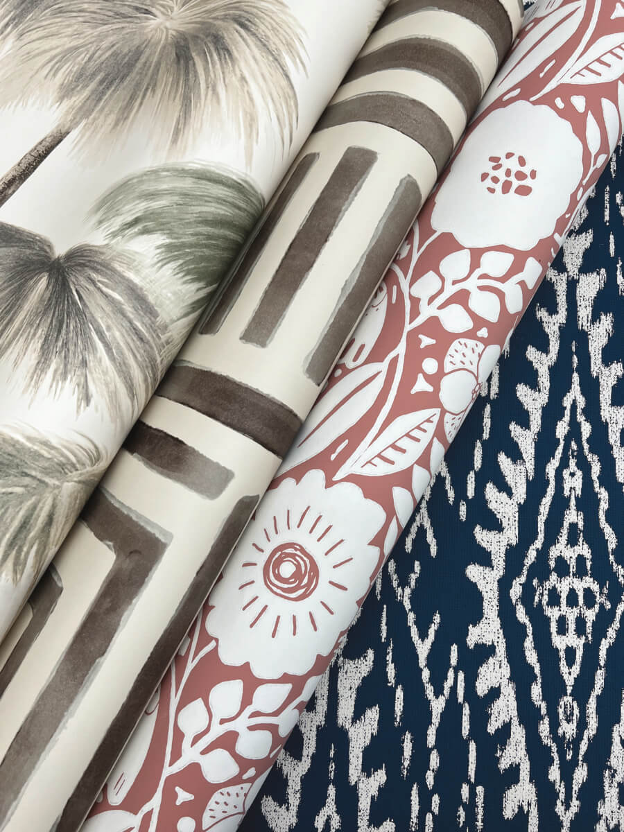 Lemieux et Cie Signature Painterly Labyrinth Wallpaper - Charcoal