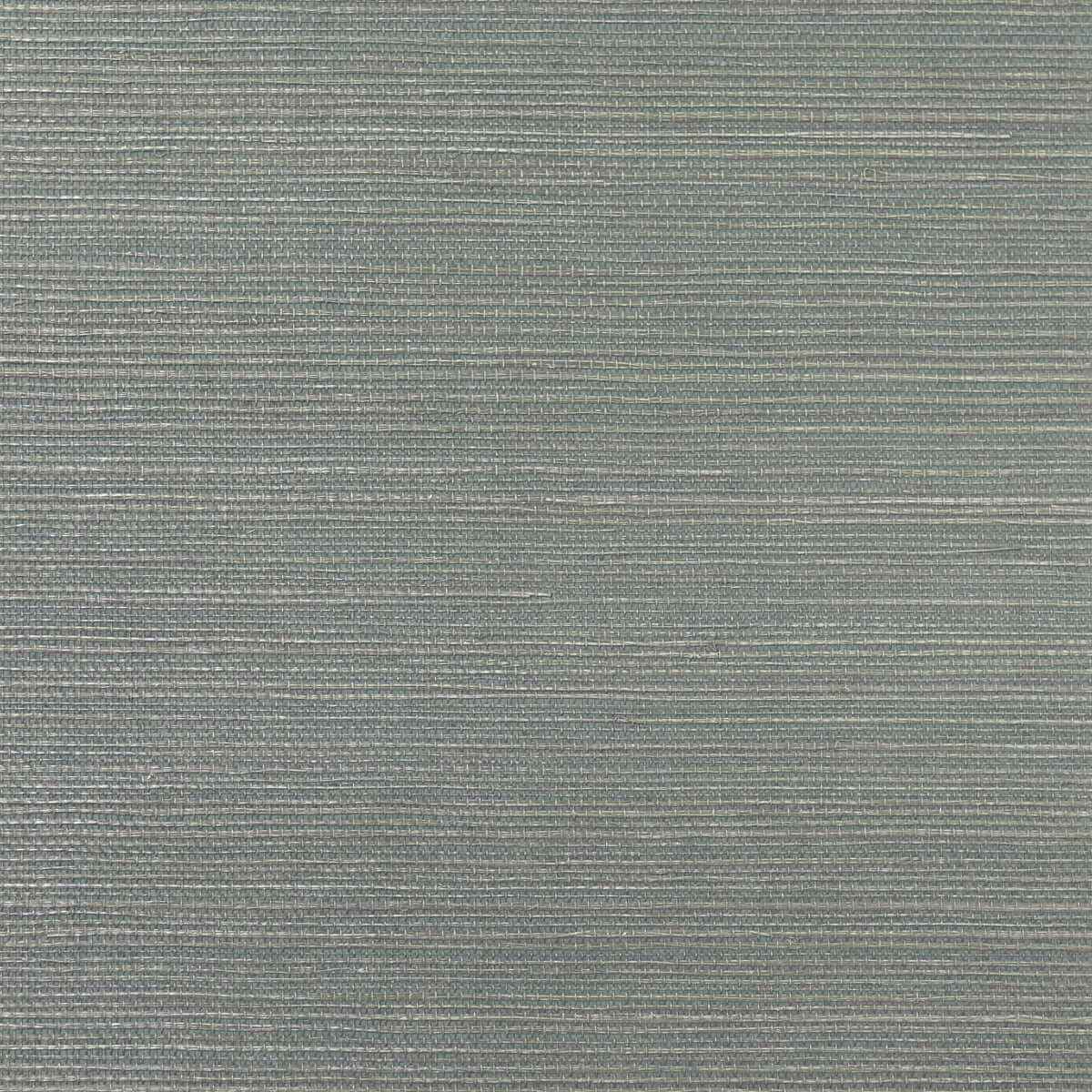 Lillian August Natural Textured Wallcoverings Grasscloth Sample - Metallic Silver & Bluestone