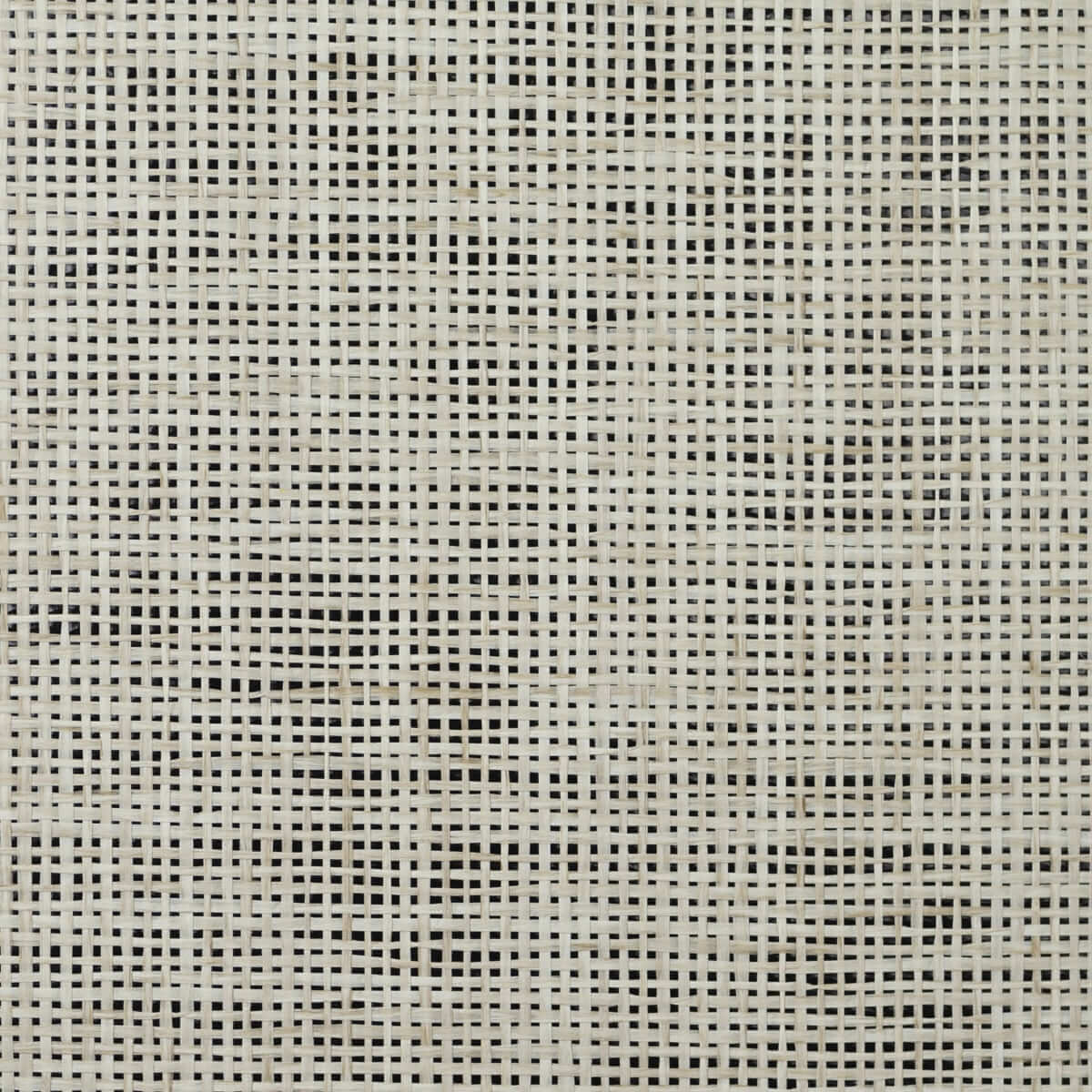 Lillian August Natural Textured Wallcoverings Paperweave Sample - Barley & Black