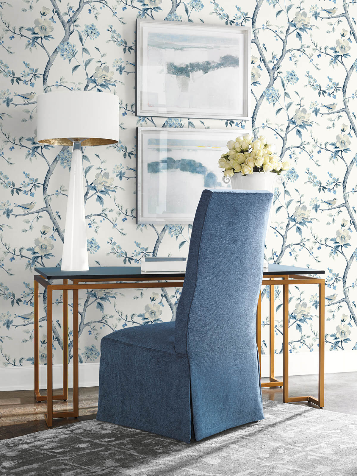 Lillian August Coastal Haven Sparrow Haven - Breezy Blue