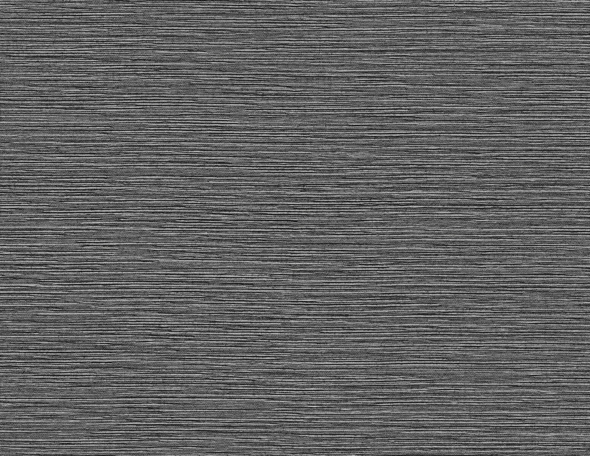 Lillian August Coastal Haven Tiger Island Faux Grasscloth Wallpaper Sample - Charcoal