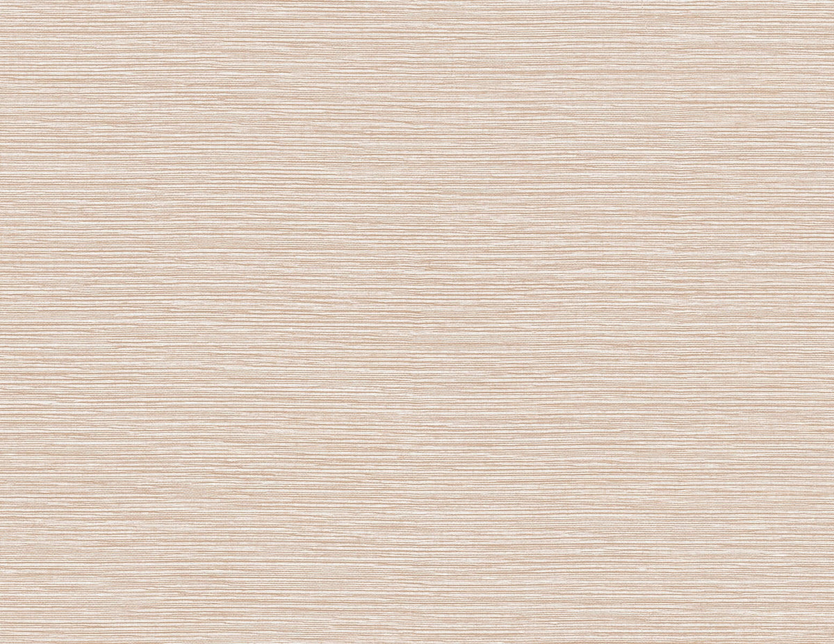 Lillian August Coastal Haven Tiger Island Faux Grasscloth Wallpaper Sample - Blush