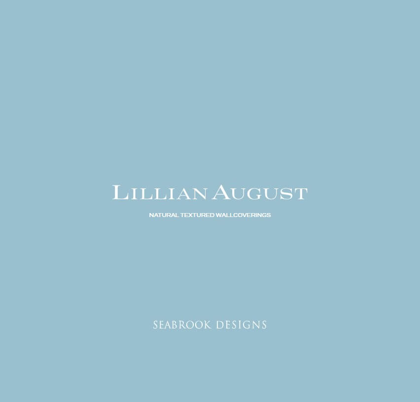 Lillian August Natural Textured Wallcoverings Paper and Linen - Charcoal & Linen