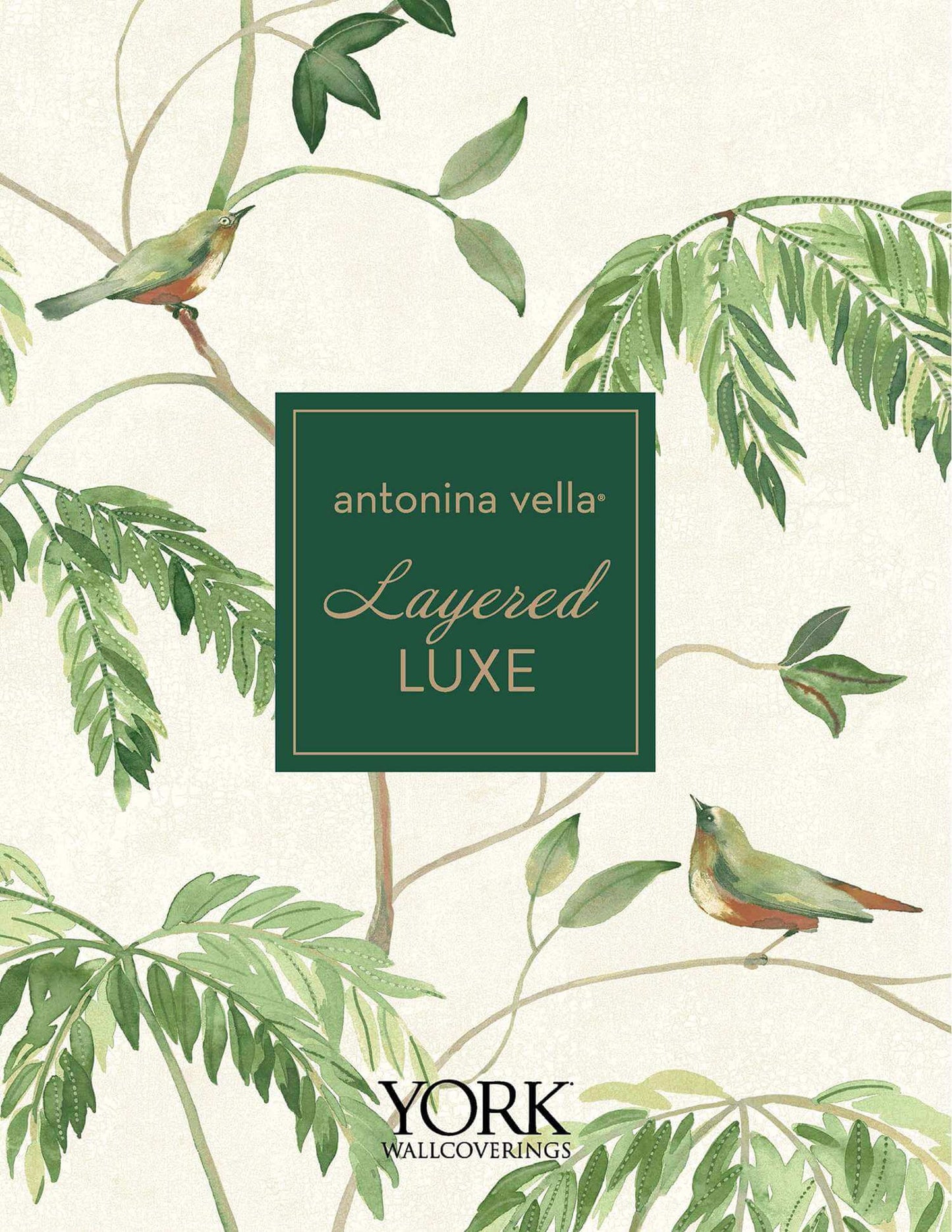 Antonina Vella Layered Luxe Evelyn Wallpaper Sample - Lavender