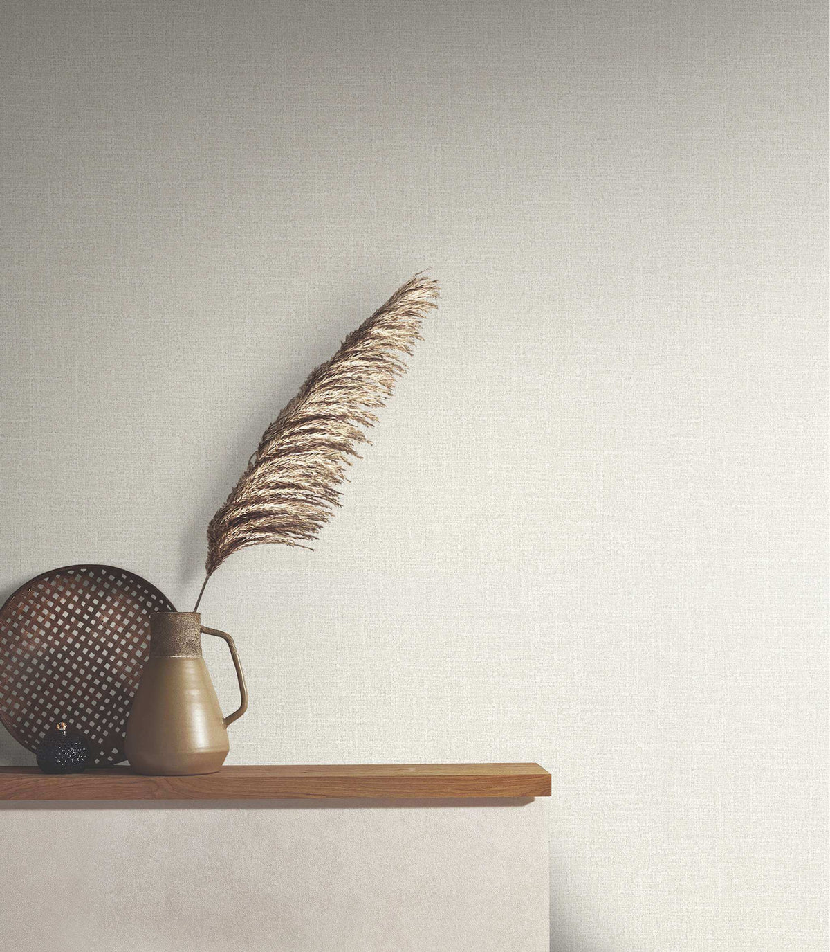 Antonina Vella Opulent Accents Highland Tweed Wallpaper Sample - Dove