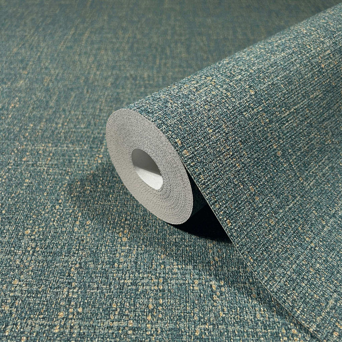 Antonina Vella Opulent Accents Highland Tweed Wallpaper Sample - Dark Blue
