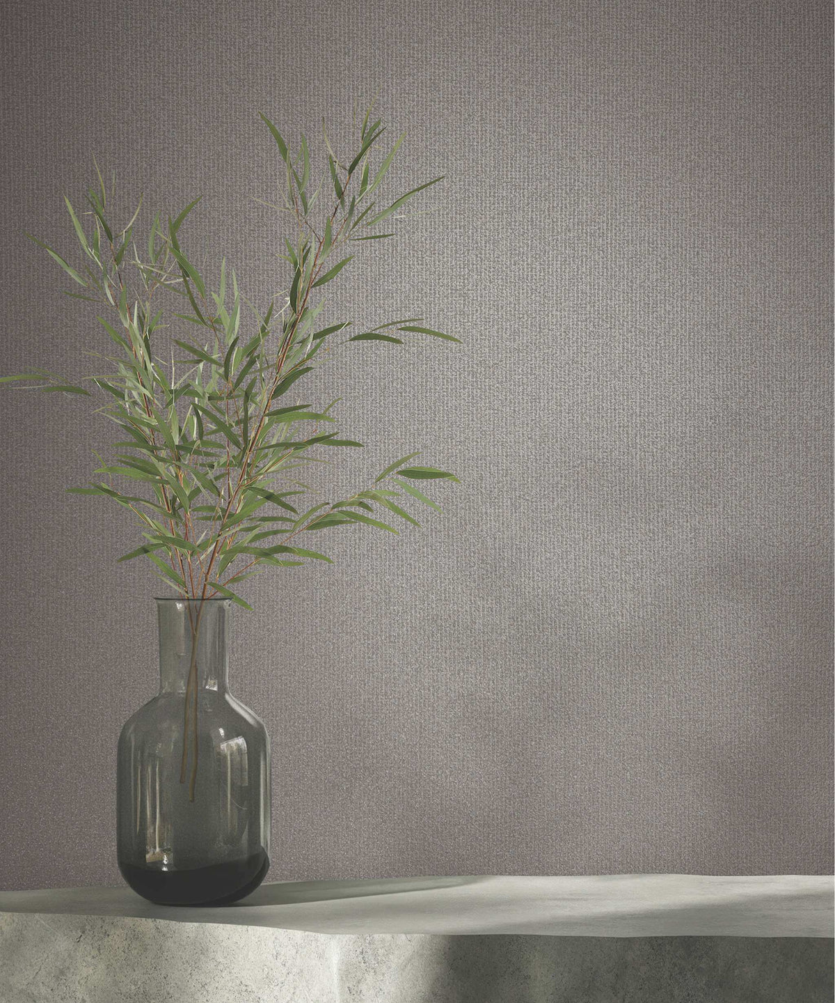 Antonina Vella Opulent Accents Glistening Quartz Wallpaper - Silver