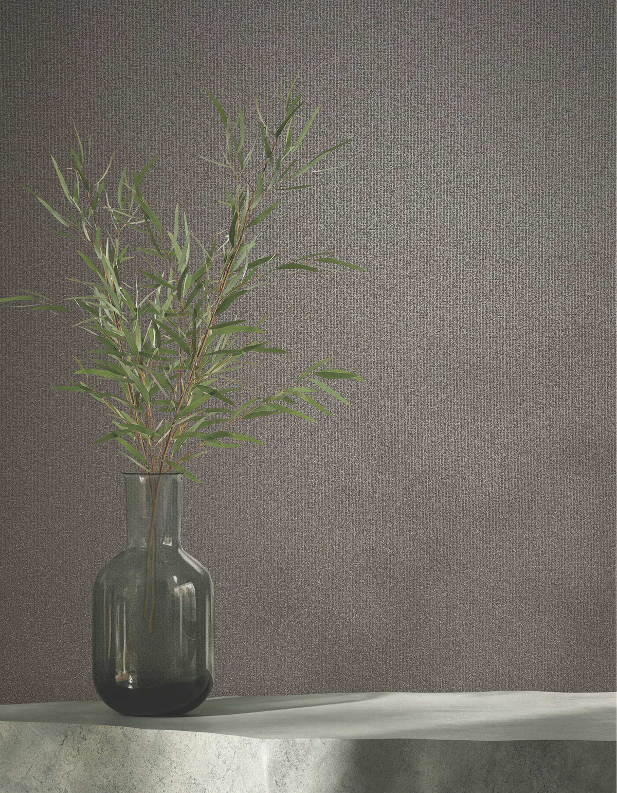 Antonina Vella Opulent Accents Glistening Quartz Wallpaper Sample - Pewter