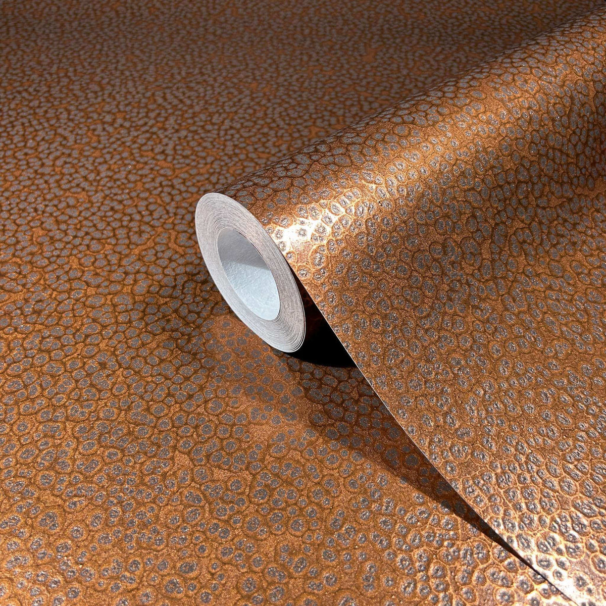 Antonina Vella Opulent Accents Hudson Wallpaper - Copper